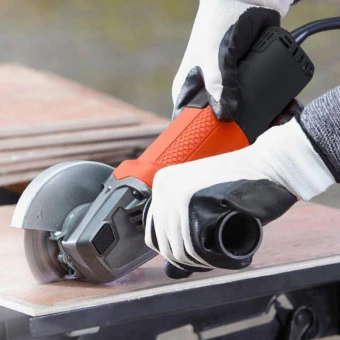 Шліфмашина кутова мережева BLACK+DECKER, 800 Вт, d=125 мм, 12000 об/хв, вага 1.7 кг | BEG120