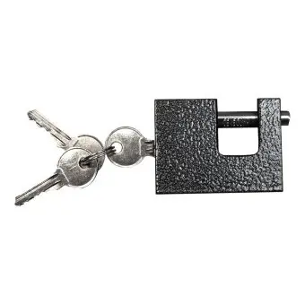 Замок навісний зміцнений з прямою дужкою, Extra Lock, 90мм Technics | 70-102