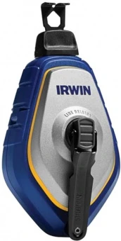 IRWIN Шнур разметочный SPEEDLINE PRO в пластмассовом корпусе, 30м/100', + краситель синий 113г, | 10