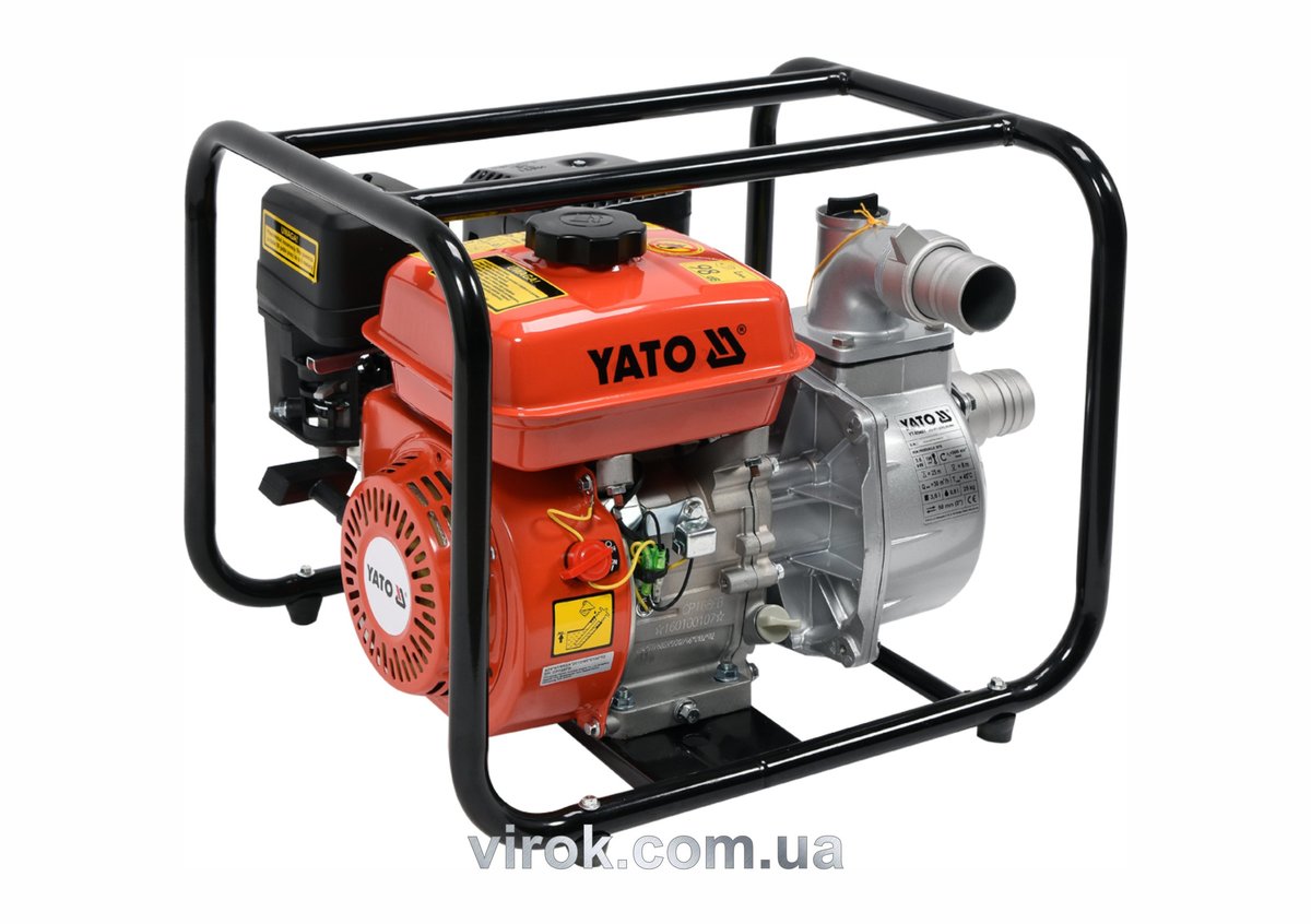 YATO Мотопомпа YATO 2" 5,9 к.с. 30 м³/год  | YT-85401