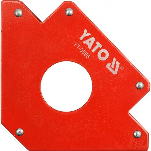 YATO Струбцина магнітна для зварки YATO : 34 кг, 122 х 190 х 25 мм, Ø= 46 мм  | YT-0865