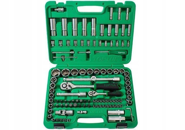 Профессиональный набор автоинструмента 1/4", 1/2" 108ед. (12-гр.) TOPTUL GCAI108R1