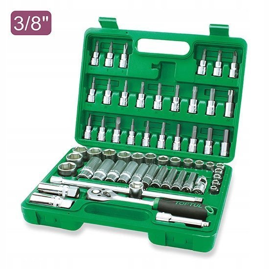 Набор инструмента в кейсе TOPTUL 3/8" 60ед. GCAI6001