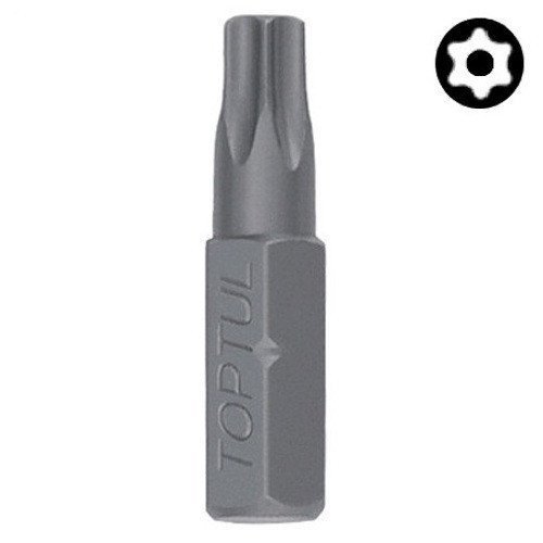 Бита TORX с отверстием TOPTUL 1/4" 25мм T30 FSGA0830