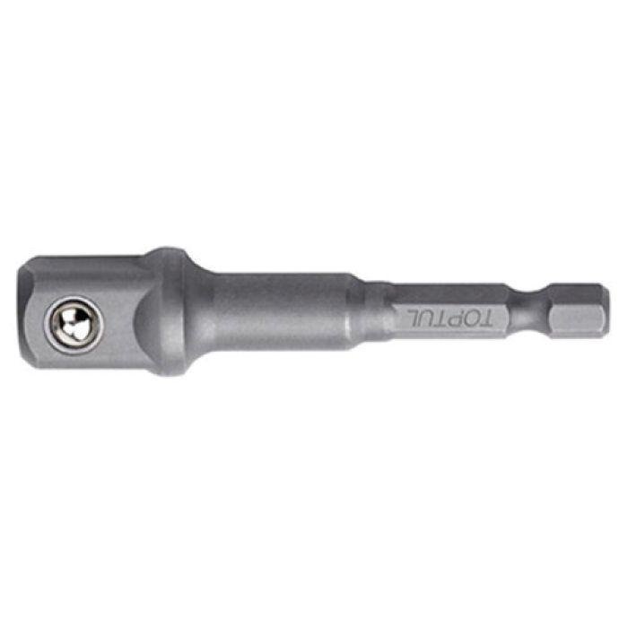 Адаптер для торцевых головок под шуруповерт TOPTUL 1/4"х1/2" L72 (6-гр.-квадрат) FPKA0816