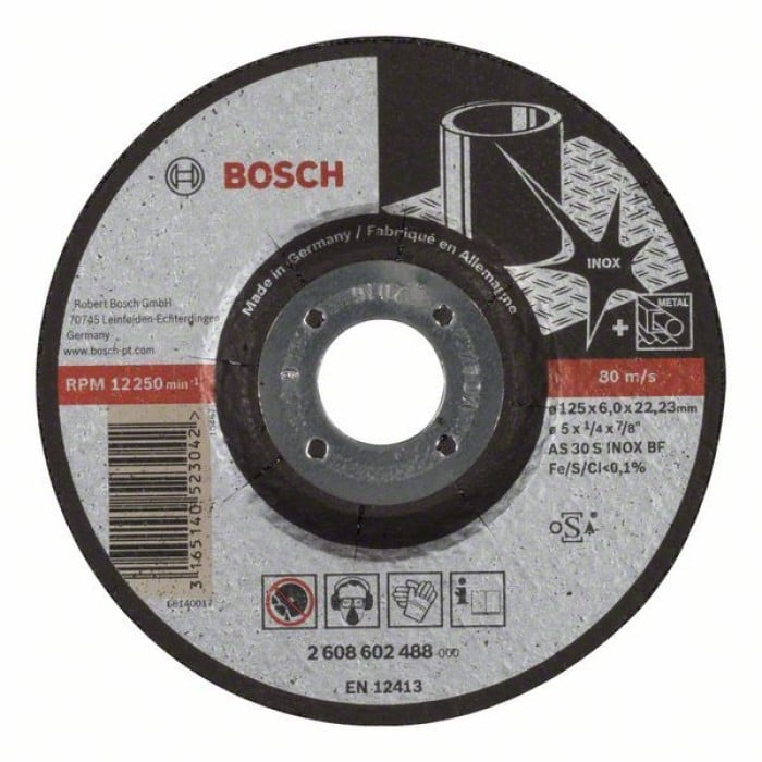 Круг зач. 125х6,0х22 мм Expert Inox, Bosch