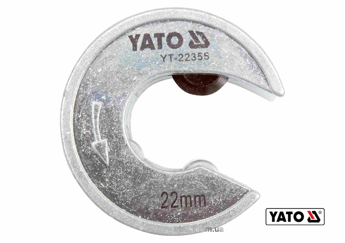 YATO Труборіз для труб YATO : Ø= 22 мм, габарит Ø= 56 мм, алюміній /мідь /пластик.  | YT-22355