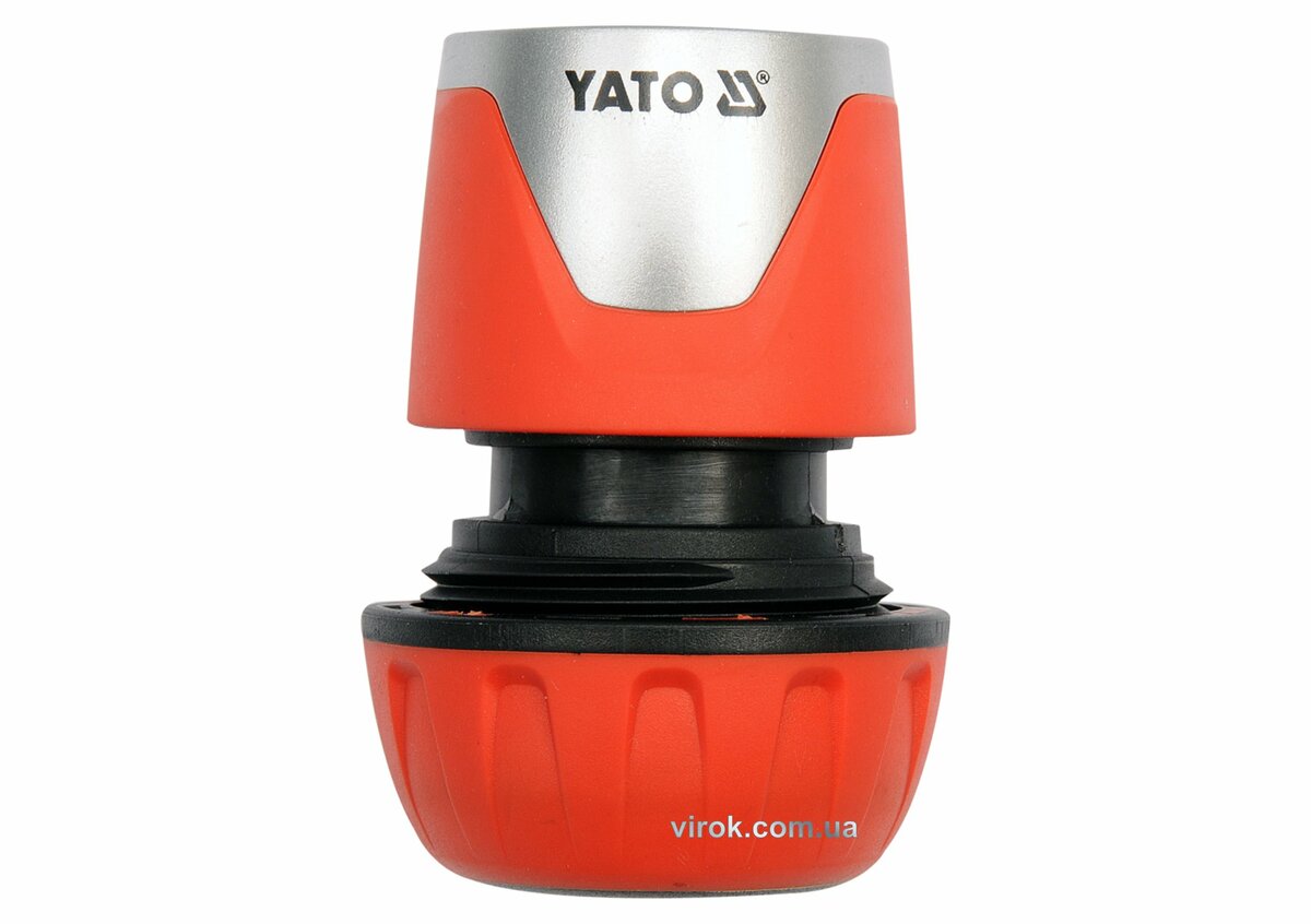 YATO Муфта швидкоз'ємна YATO з водо-стопом для водяного шланга 3/4" /ABS/ (БЛІСТЕР)  | YT-99804