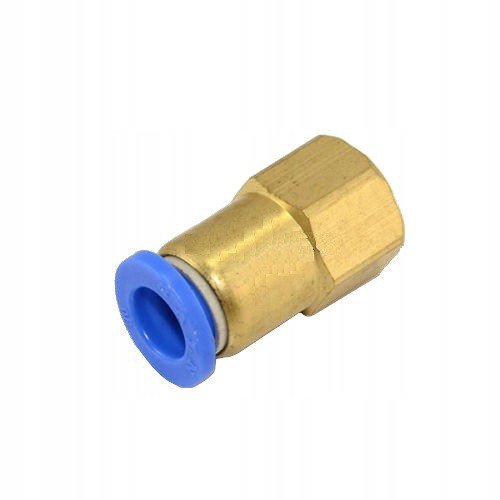 Пневматический быстросъём цанговое прямое 10ммх1/4" AIRKRAFT SPCF10-02