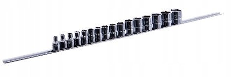 Набор головок торцевых на планке TOPTUL 3/8" 16ед. 6-22мм GAAQ1201U