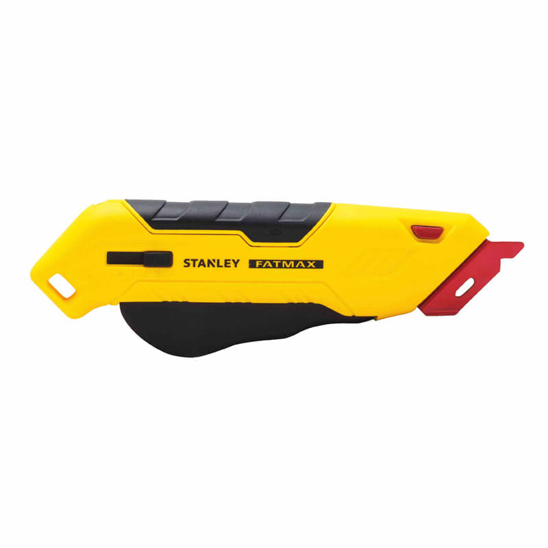 STANLEY Нож "FATMAX® Box Box" безопасный с выдвижным трапециевидным лезвием, левосторонний