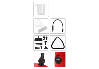 LUND Швабра парова мережева : 1500 Вт, ємність- 550 мл, t= 110°С, кабель- 5 м, 14 насадок  | 67220