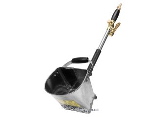 VOREL Ковш пневматичний для штукатурки стін : ємність- 4 л, 4 бар, 400 л/хв, продукт.- 50 м²/год  | 