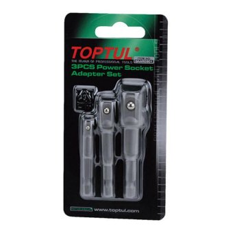 Набор переходников под шуруповерт 1/4" 3 ед. TOPTUL (1/4", 3/8", 1/2") GAAR0301