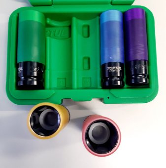 Набор головок для литых дисков TOPTUL 1/2" 5ед. Pro-Series GDAI0503