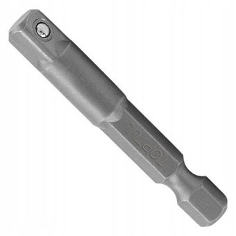 Переходник для головок под шуруповерт TOPTUL 1/4"х1/4" L50 (6-гр.-квадрат) FPKA0808