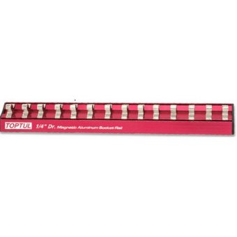 Планка крепления головок (магнитная) TOPTUL 1/4"*240*14шт PBKB2R2414