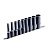 Длинные торцевые головки на планке TOPTUL 1/2" 9ед. 8-22мм GAAQ1605U