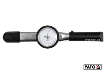 Ключ динамометричний YATO : квадрат 1/4", F= 0,5- 5 Нм  зі стрілочно циферблатною шкалою [12]