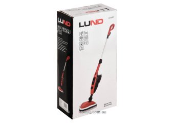 LUND Швабра парова мережева : 1500 Вт, ємність- 550 мл, t= 110°С, кабель- 5 м, 14 насадок  | 67220