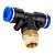 Соединитель Т-образный цанговый 8мм*1/2" AIRKRAFT SPB08-04