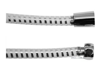 FALA Шланг для душа Ø= 14 мм, покритий хром-білою ПВХ гофрою, G 1/2, l= 2 м  | 75653