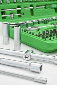 Набор автоинструментов 1/4", 1/2" 94 ед. (6-гран.) TOPTUL GCAI094R