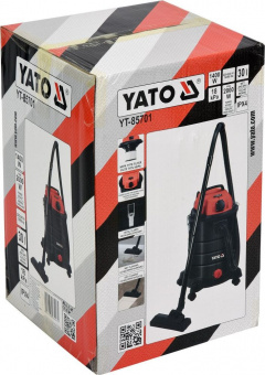 YATO Порохотяг промисловий мережевий YATO : 1400 Вт, збірна ємність- 30 л  | YT-85701