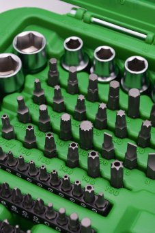 Профессиональный набор инструмента 1/4", 3/8", 1/2" 216ед. TOPTUL GCAI216R