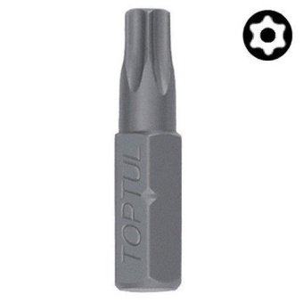 Бита TORX с отверстием TOPTUL 1/4" 25мм T30 FSGA0830