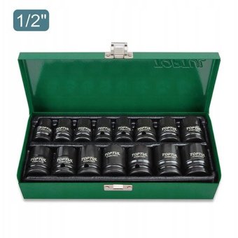 Набор ударных головок TOPTUL 1/2" 10-24мм 15ед. GDAD1501