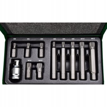 Набор бит Spline 11ед. TOPTUL M5-M12 10мм GAAD1102