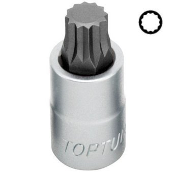 Головка торцевая SPLINE TOPTUL M16 L55мм 1/2" BCHA1616