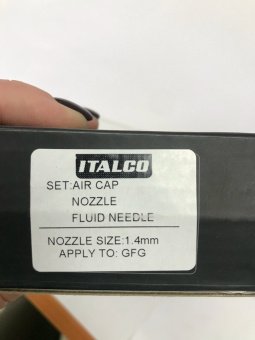 Сопло 1,4мм для краскопульта GFG HVLP ITALCO NS-GFG-1.4