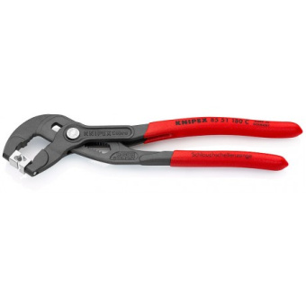 KNIPEX Щипцы для хомутов от шлангов, фосфатированные, серого цвета 180мм 85 51 180 C | 85 51 180 C
