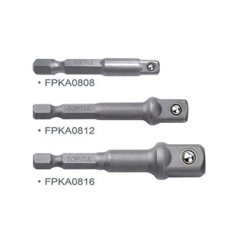 Набор переходников под шуруповерт 1/4" 3 ед. TOPTUL (1/4", 3/8", 1/2") GAAR0301