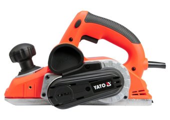 YATO Рубанок електромережевий YATO : P= 1050 Вт, платформа b= 82 мм, глиб. струг. - 0-3 мм  | YT-821