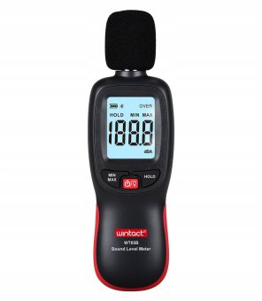 Измеритель шума (шумомер) Bluetooth 30-130 дБ WINTACT WT85B