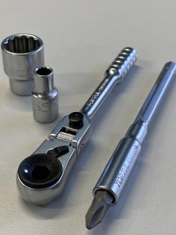 Магнитный битодержатель TOPTUL 1/4" L100мм (исп. с CHEV0811) FTDF0810