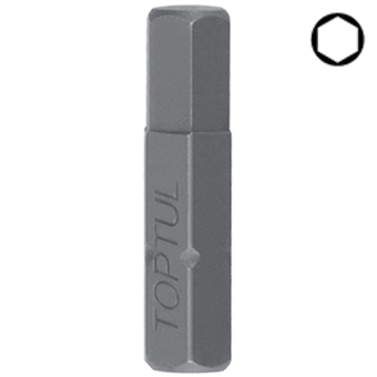 Насадка отверточная TOPTUL 1/4" 25мм HEX 6мм FSDA0806