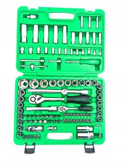 Автомобильный набор инструментов 1/4", 1/2" 108ед. (6-гр.) TOPTUL GCAI108R