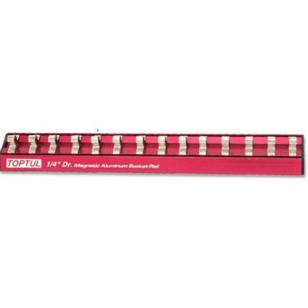 Планка крепления головок (магнитная) TOPTUL 1/4"*240*14шт PBKB2R2414