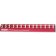 Планка для головок (магнитная) TOPTUL 1/2"*240*10шт PBKB2R2410