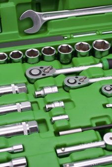 Профессиональный набор инструмента 1/4", 3/8", 1/2" 216ед. TOPTUL GCAI216R