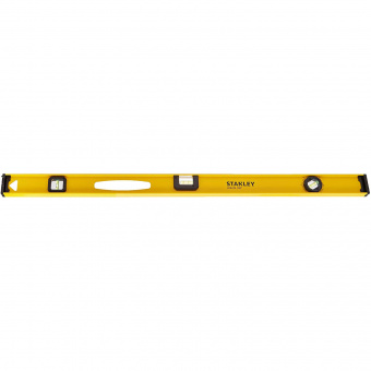 STANLEY 1-42-923 Уровень 120см алюминий, двутавр, 3 капсулы (1поворотная на 180°), 1,5 мм /м 