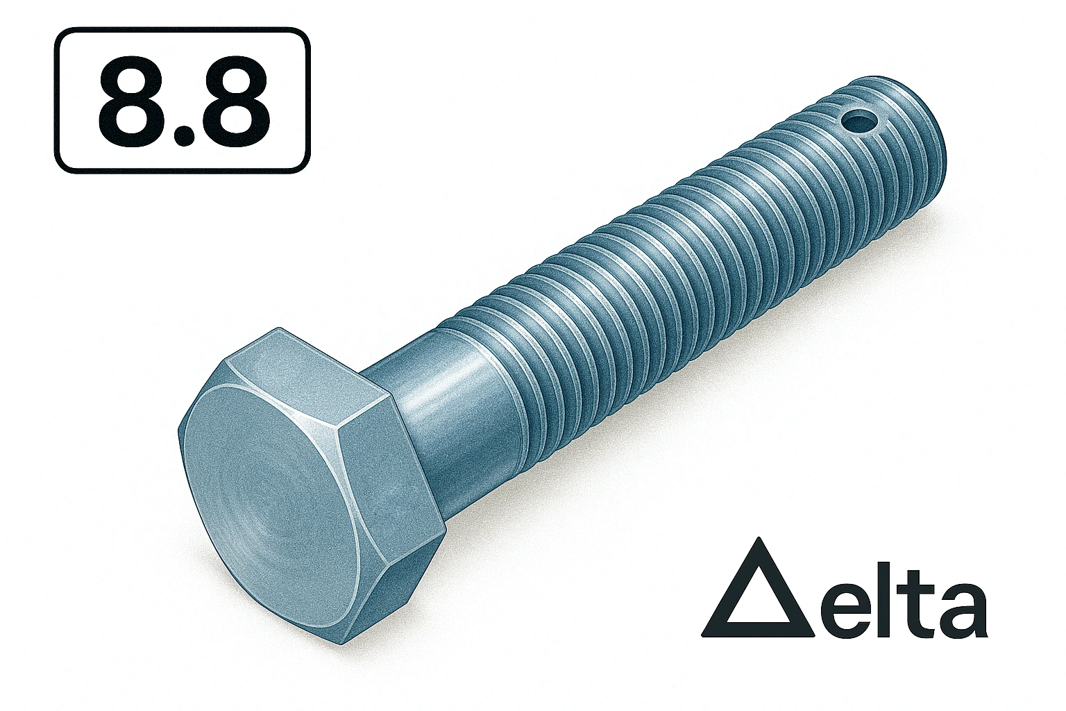 Болт DIN 933 2M8х30 8,8 Delta