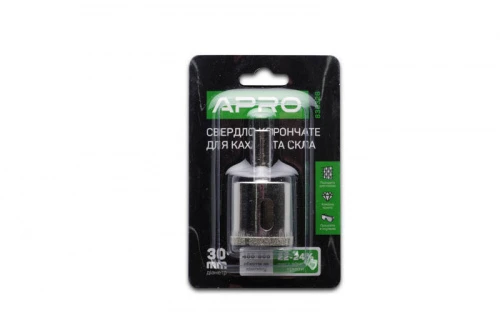 Сверло трубчатое с алмазным напылением 30мм APRO