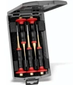 KNIPEX Набор выколотки RENNSTEIG Standard в пластиковой кассете с защитой для рук, 425 152 0 | 9R 42