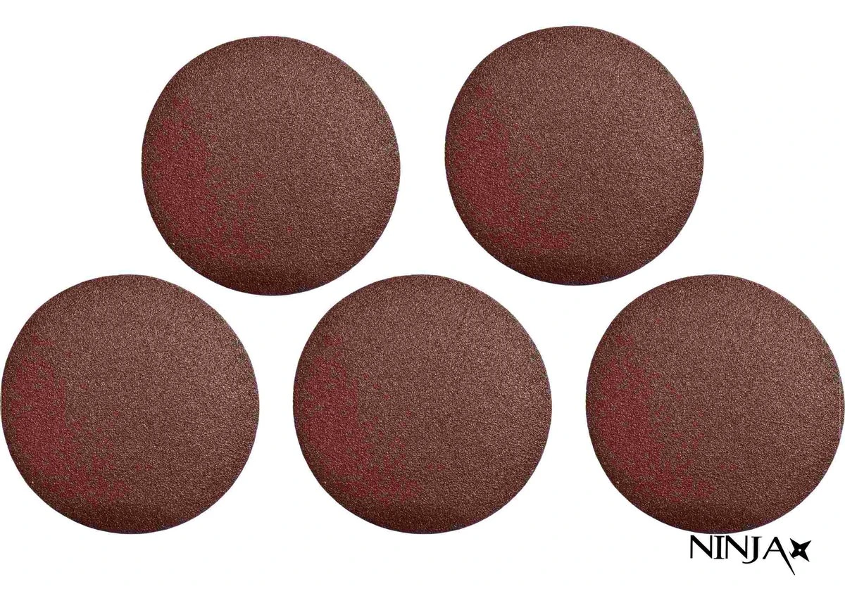 VIROK Круг шліфувальний самозачепний NINJA : Ø125 мм. Р100. універсальний Уп. 5 шт.  | 65V410