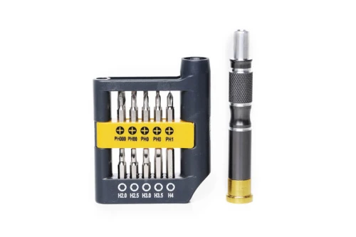 Отвертка с битами CrV пластиковый кейс 21 в 1 СИЛА